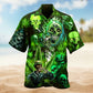 Dark Skull Hawaiian Shirt For Tropical Holidays, Outdoor Gatherings, And Everyday Comfort