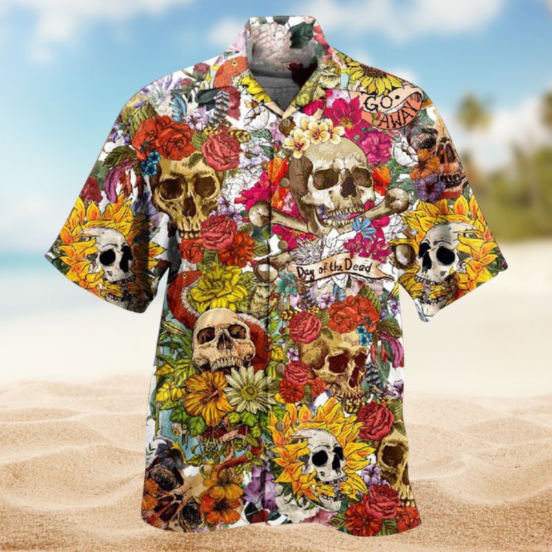 Skull Sugar Dead Hawaiian Shirt For Resort Trips, Coastal Parties, And Warm Weather Style