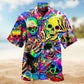 Skull Sweet Hawaiian Shirt For Tropical Holidays, Outdoor Gatherings, And Everyday Comfort