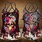 Skull Lady Hollow Tank Top For Active Days And Statement Style