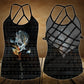 Skull Lady Hollow Tank Top For Active Lifestyles And Daily Comfort