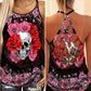 Skull Lady Hollow Tank Top For Summer Events And Alternative Outfits