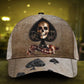 Skull Ace Of Spades Classic Cap For Beach Outings Holidays And Thoughtful Everyday Style
