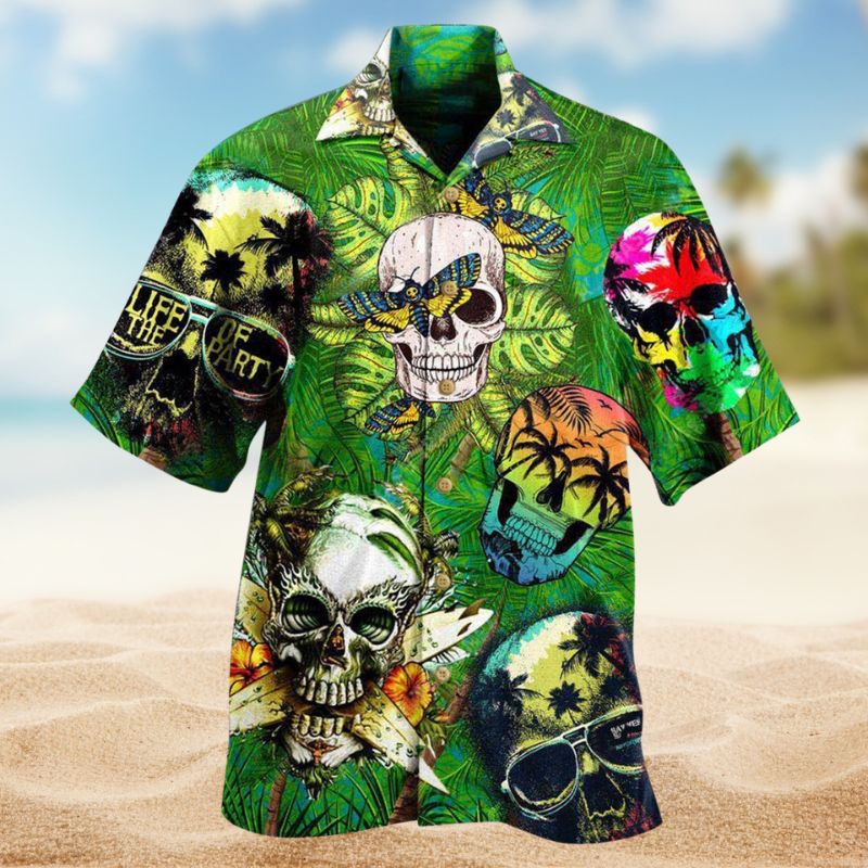 Skull Hope Hawaiian Shirt For Mythic Art Lovers, Coastal Outings, And Thoughtful Gift Giving