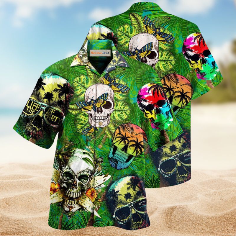 Skull Hope Hawaiian Shirt For Mythic Art Lovers, Coastal Outings, And Thoughtful Gift Giving