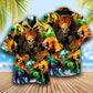 Skull And Bat Hawaiian Shirt With All Over Print For Tropical Escapes Resort Wear And Outdoor Celebrations