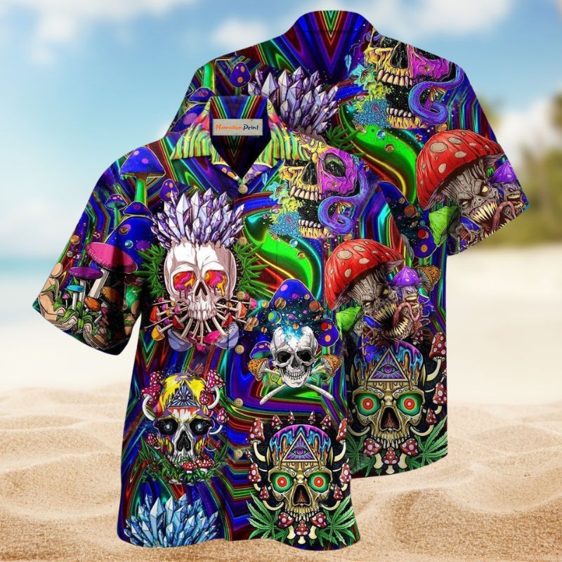 Skull You'Re Weird Hawaiian Shirt For Fantasy Fans, Resort Trips, And Imaginative Summer Style