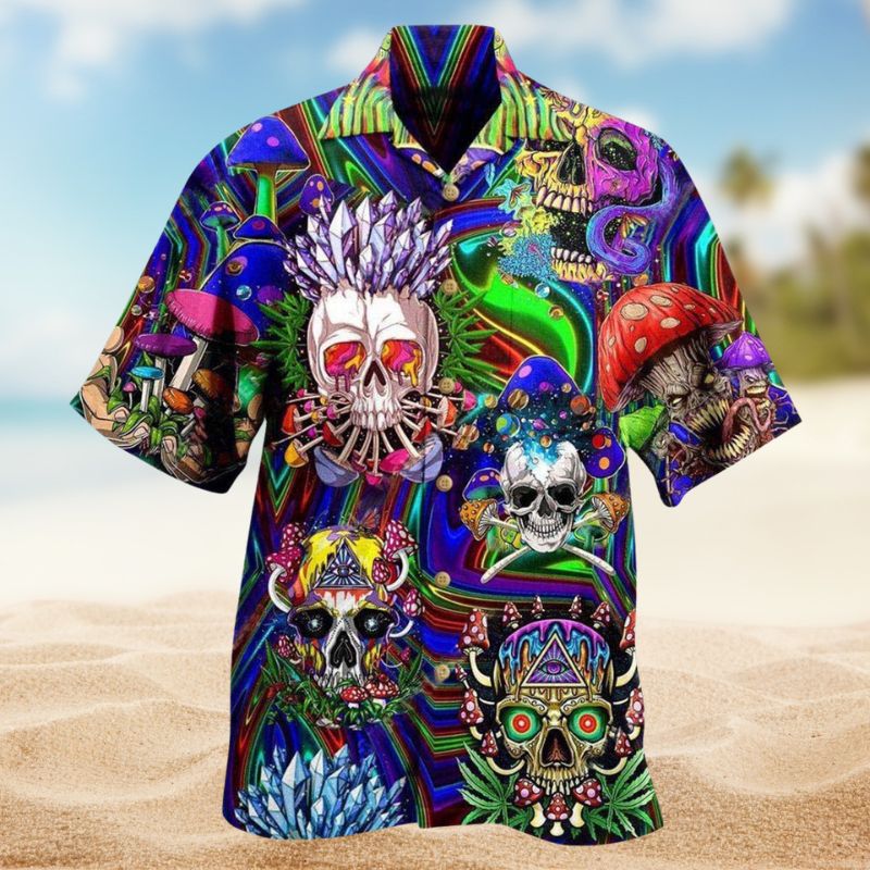Skull You'Re Weird Hawaiian Shirt For Fantasy Fans, Resort Trips, And Imaginative Summer Style