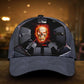 Skull Fire Hexagonal Classic Cap For Weekend Travel Outdoor Events And Casual Outfits
