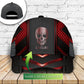 Skull Silver Red Black Personalized Classic Cap For Travel Holidays Parties And Relaxed Casual Styling