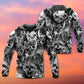 Dark Skull Smoke Life Hoodie For Alternative Outfits Travel And Distinctive Casual Wear
