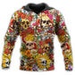 Floral Day Dead Skull Hoodie For Dark Artwork Streetwear And Relaxed Everyday Outfits