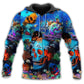Blue Skull Deep Ocean Hoodie For Sea Enthusiasts Vacation Style And Comfortable Layering