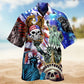 Skulls Country Hawaiian Shirt For Coastal Travel, Casual Events, And Comfortable Summer Wear