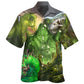 Spooky Fantasy Creative Slime Monster Hawaiian Shirt For Resort Trips, Coastal Parties, And Warm Weather Style