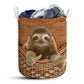 Sloth Rattan Texture Style Laundry Basket For Bathroom Bedroom Storage