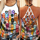 Sloth My Spirit Hollow Tank Top For Fitness Training And Travel