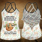 Sloth My Spirit Hollow Tank Top For Fitness Activities And Daily Wear