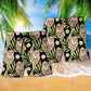 Sloth Tropical Floral Relax Beach Shorts Artwork View For Seaside Trips And Casual Style
