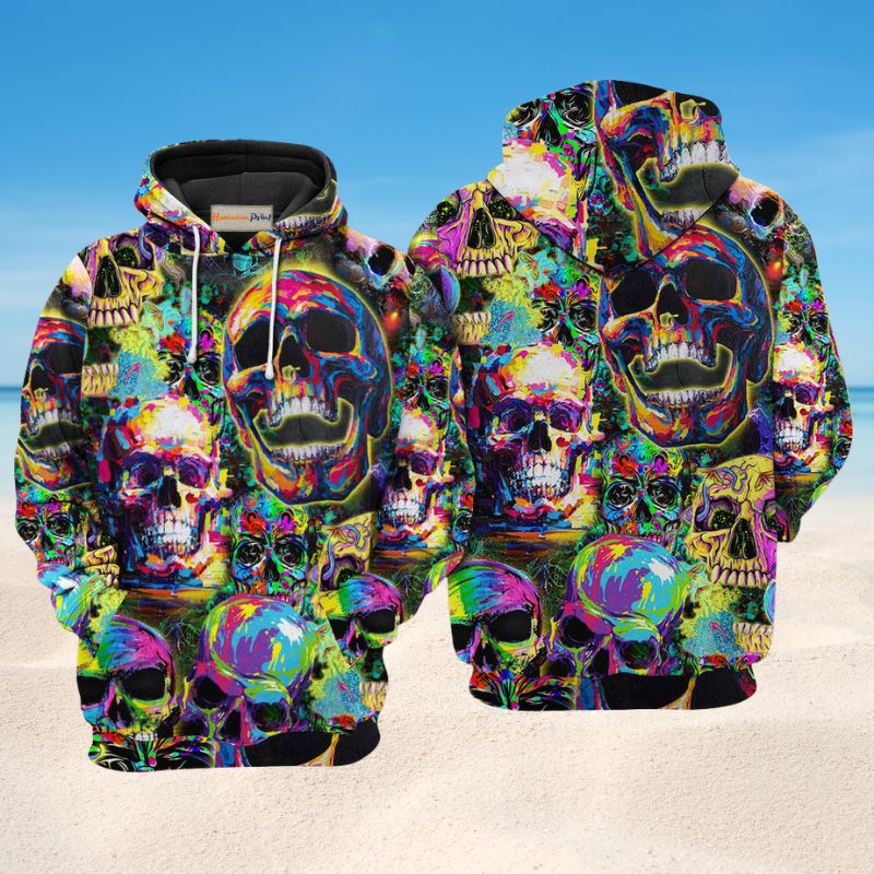 Smiley Skull Hoodie For Dark Artwork Streetwear And Relaxed Everyday Outfits