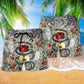 Garden Snake Symbolic Nature Beach Shorts Pattern Detail For Relaxed Warm Weather Outfits