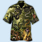 Snake Graphic Pattern Hawaiian Shirt For Tropical Holidays, Outdoor Gatherings, And Everyday Comfort