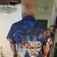Snowman Chilling Snowmies Hawaiian Shirt Artwork View For Weekend Travel And Beach Style