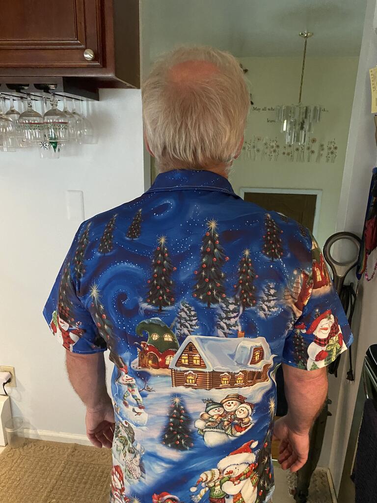 Snowman Chilling Snowmies Hawaiian Shirt Artwork View For Weekend Travel And Beach Style