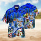 Snowman Winter Snowman Friends Hawaiian Shirt For Summer Vacation Beach Travel And Relaxed Casual Wear