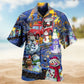 Snowman Love Will Never Melt Hawaiian Shirt For Summer Vacation Beach Travel And Relaxed Casual Wear