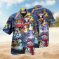 Snowman Love Will Never Melt Hawaiian Shirt For Summer Vacation Beach Travel And Relaxed Casual Wear