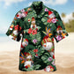 Snowman Stay Hawaiian Shirt For Summer Vacation, Beach Travel, And Casual Wear