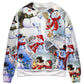Snowman Christmas Merry Xmas Sweater For Holiday Travel Winter Outings And Cheerful Gift Giving