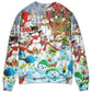 Snowman Happy Farm Holiday Christmas Sweater For Holiday Travel Winter Outings And Cheerful Gift Giving