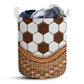 Soccer Rattan Texture Style Laundry Basket For Room Home Organizer