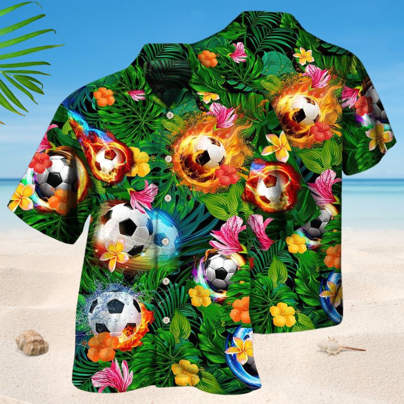 Soccer Stays Hawaiian Shirt For Island Vacations, Resort Wear, And Relaxed Seasonal Style