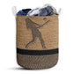 Softball Rope Wallpaper Brown Laundry Basket For Bathroom Bedroom Storage