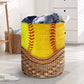 Softball Laundry Basket For Room Home Organizer