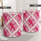 Softball Ceramic Pink Style Laundry Basket For Room Home Organizer