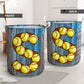 Softball Fully S Style Laundry Basket For Room Home Organizer