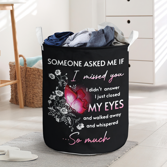 Red Butterfly And Someone Asked Me Laundry Basket For Bathroom Bedroom Storage