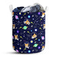 Corgi Dog On Space Laundry Basket For Bathroom Bedroom Storage