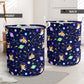 Corgi Dog On Space Laundry Basket For Room Home Organizer