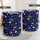 Dachshund Dog On Space Laundry Basket For Room Home Organizer