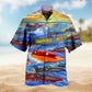 Hippie Adventure Dream Hawaiian Shirt Pattern Detail For Resort Wear