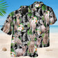 Floral Tropical Sphynx Cat Hawaiian Shirt For Beach Days, Summer Outings, And Thoughtful Gift Giving