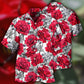 Rose Spider Hawaiian Shirt With All Over Print For Island Trips Summer Gatherings And Comfortable Daily Wear