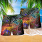 Spider Color Love Animals Hawaiian Print Beach Shorts For Outdoor Activities And Vacation Styling