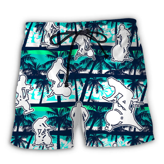 Tropical Cycling Beach Shorts For Summer Vacations And Thoughtful Gift Giving