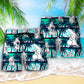 Tropical Cycling Beach Shorts Pattern Detail For Resort Wear And Thoughtful Gift Giving